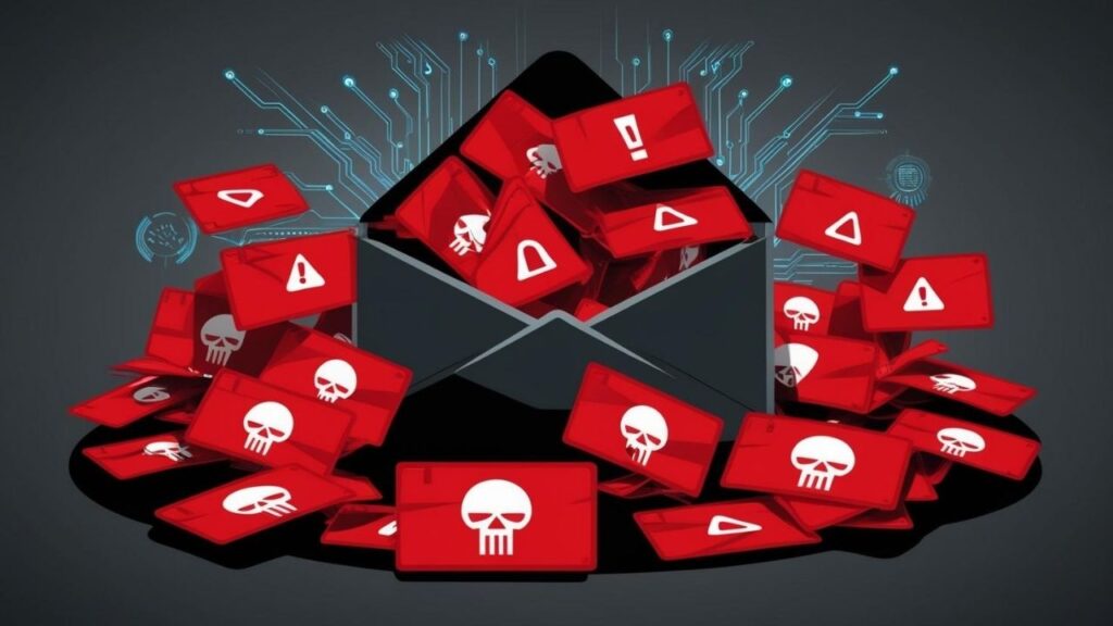 A ameaça invisível do spam E-mail com Spam