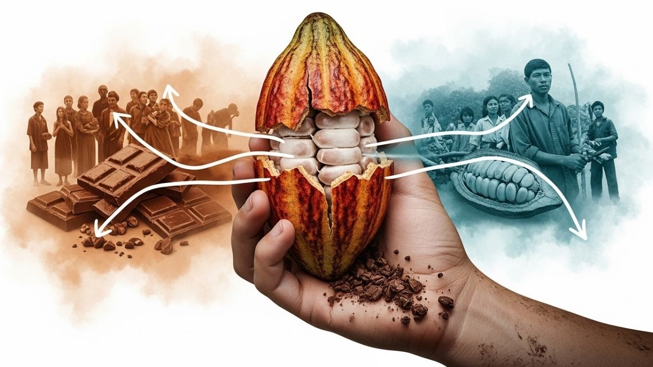 🌍 A Crise do Cacau: O Futuro do Chocolate Está em Risco? 1 As Raízes da Crise do chocolate