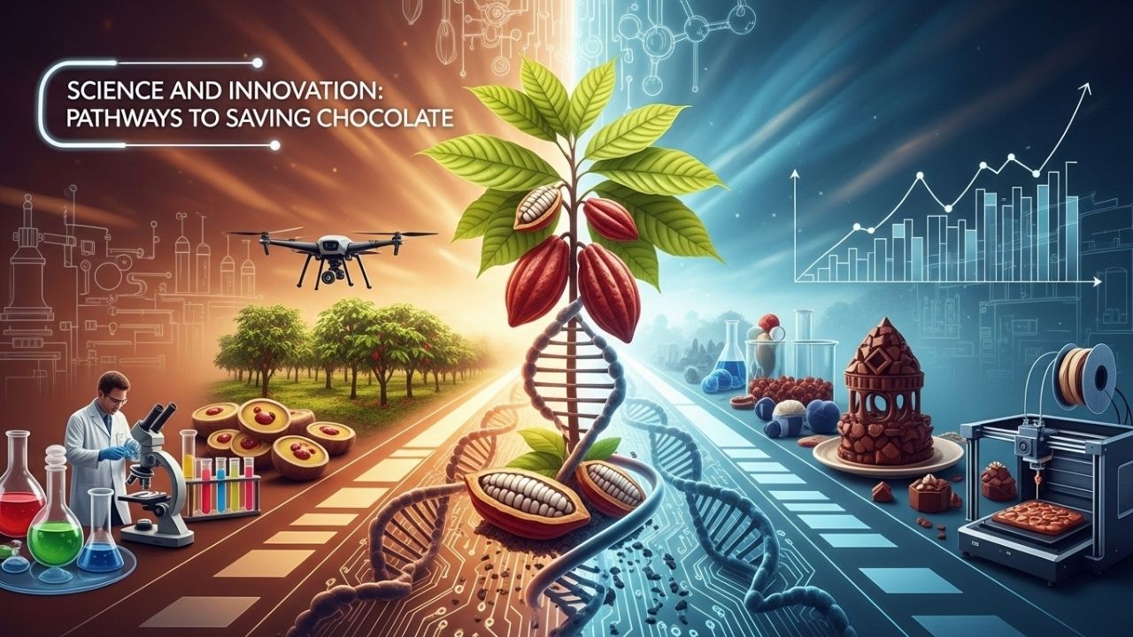 🌍 A Crise do Cacau: O Futuro do Chocolate Está em Risco? 3 Ciência e Inovação: Caminhos para Salvar o Chocolate.