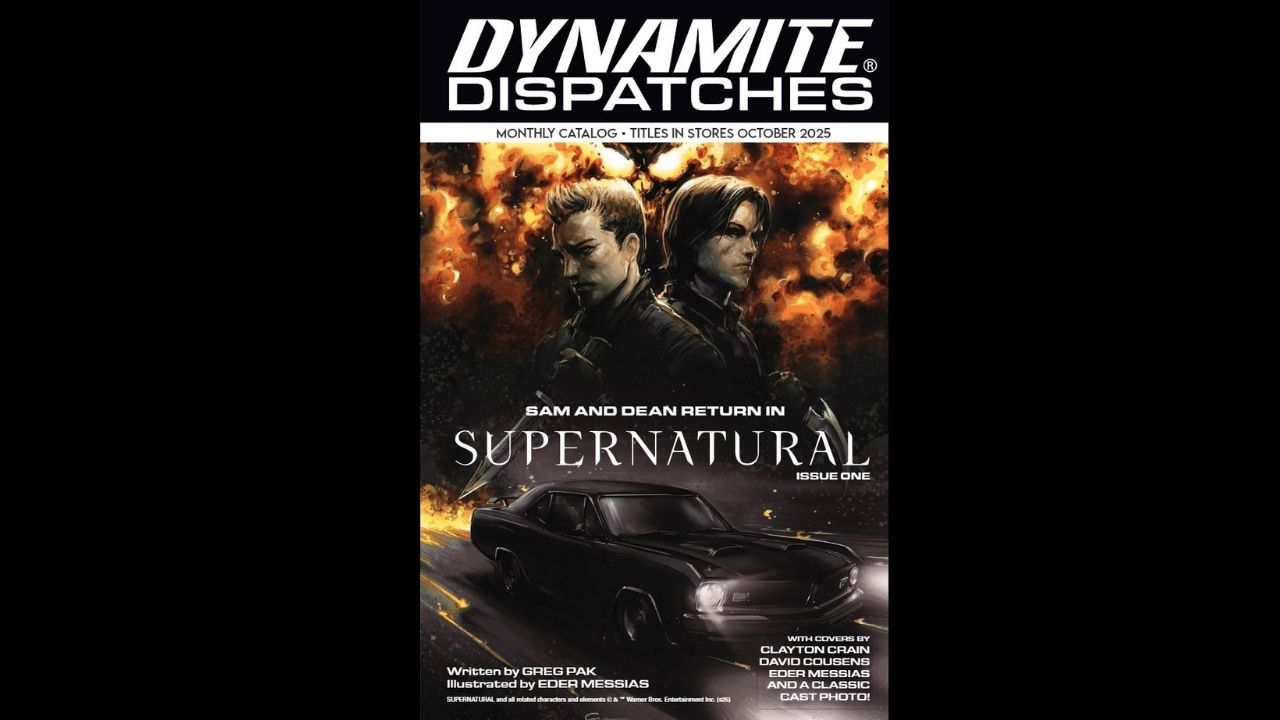 🕯️ SUPERNATURAL Quadrinhos: O Retorno dos Irmãos Winchester em Nova Série Épica! 1 Dynamite