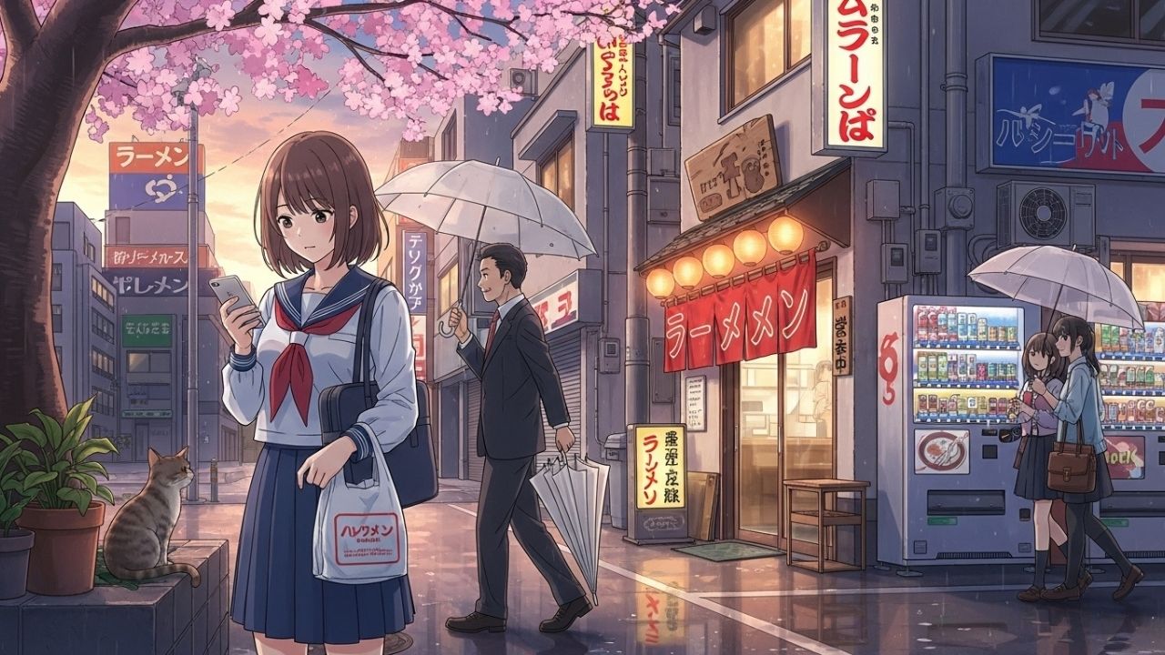 🌏 Por Que O ANIME Está Conquistando O Mundo Com Histórias Incríveis! 3 O Fascínio pela Vida Cotidiana no Japão representada nos animes.