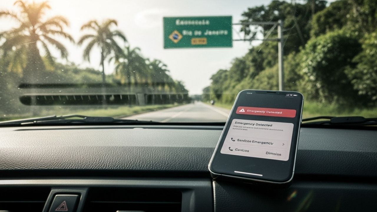 A Detecção de Acidente do iPhone Funciona no Brasil?